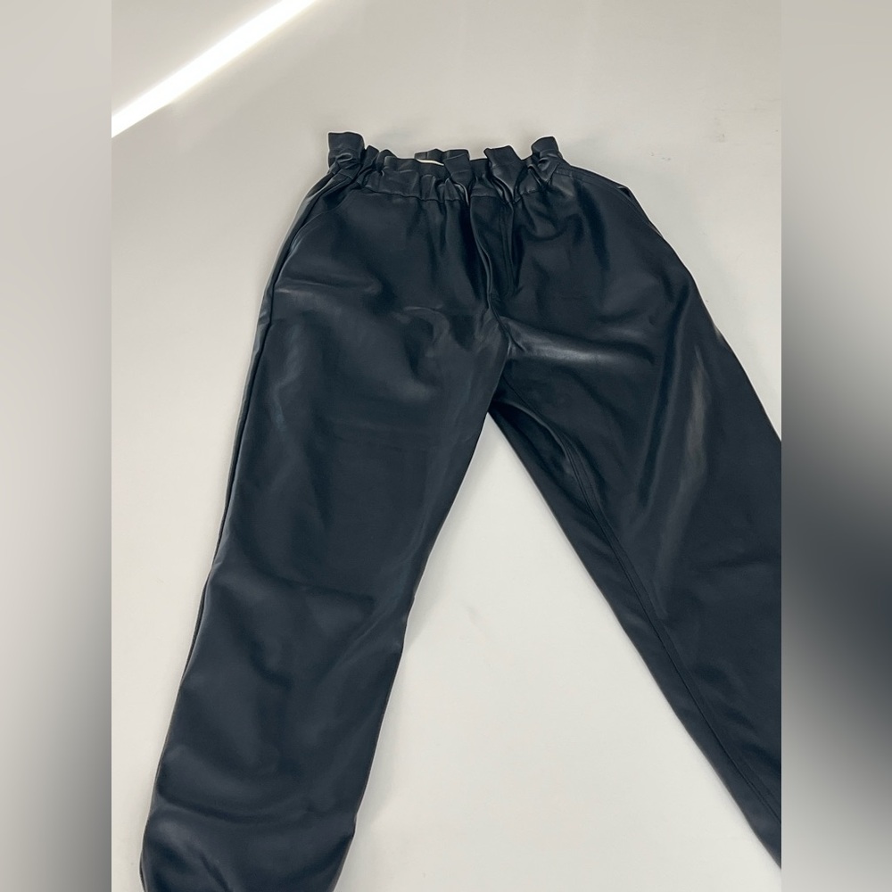 Vintage Havana. Pleather joggers worn for 1 hour tops
